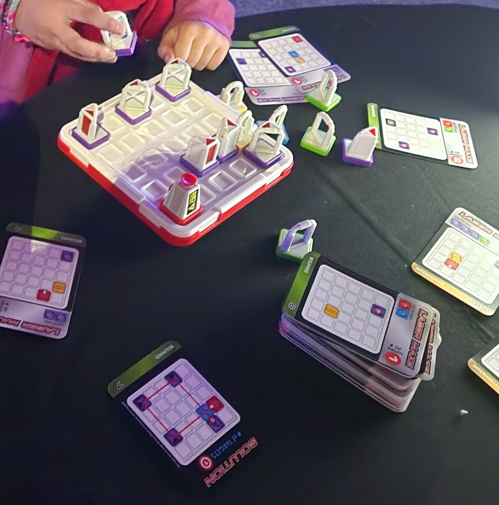 manchester science and industry Experiment area laser maze